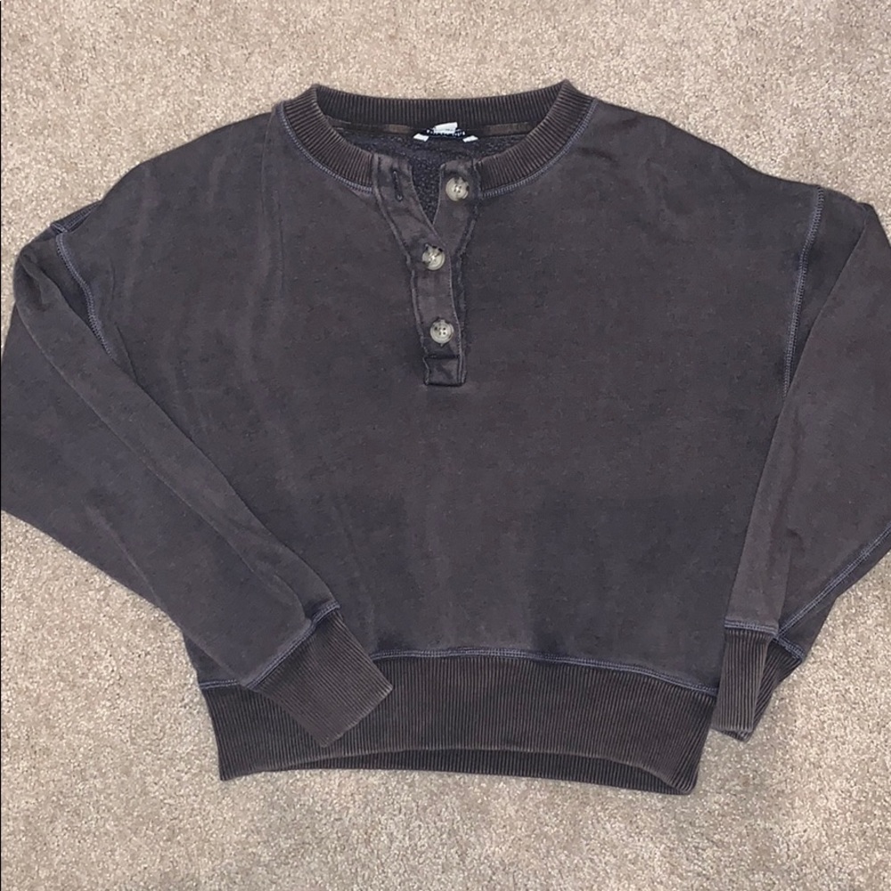 Grey American eagle top